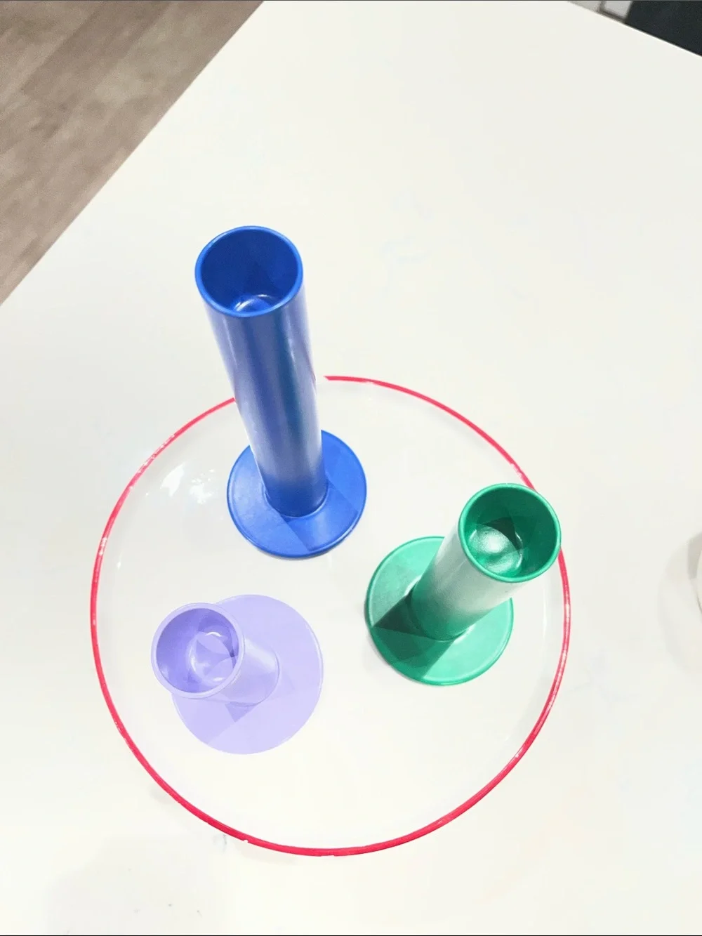 IKEA Colorful Candle Holders in Blue, Green, Lavender
